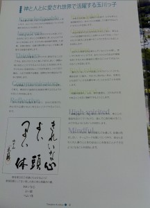 玉川学園小学校の学校案内パンフレット画像キャプチャ（ページ２）