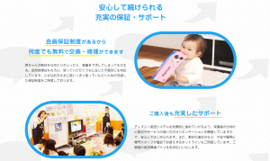 ディズニー英語システムの充実の保障とサポート