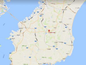 ぞうの国の位置（google map）画像