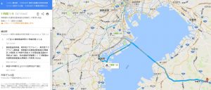横浜駅からぞうの国へのアクセス（車）の画像