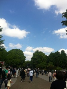 上野恩賜公園から博物館までの道のり画像