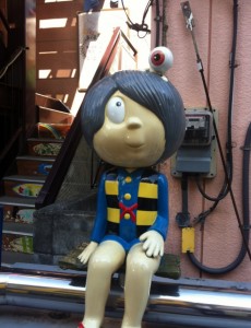 天神通り商店街の鬼太郎シリーズ～鬼太郎２つめ画像キャプチャ