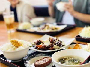 ファミレスの食事