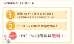 家庭教師のあすなろの小学生への教え方➆LINE問い合わせの特徴