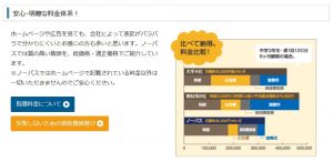 家庭教師のノーバスにおける料金設定