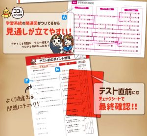 家庭教師のあすなろ まるわかり要点シートの学習系統