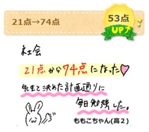 家庭教師のあすなろ 武蔵小杉の高校2年生の口コミ評判