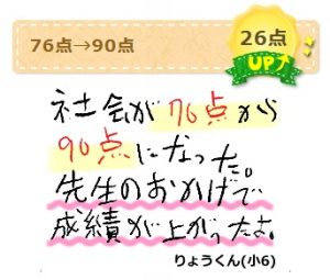 家庭教師のあすなろの藤沢市における小学生の口コミ評判