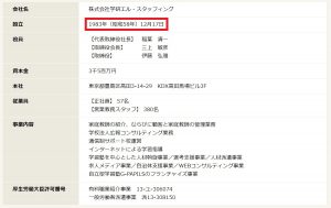 学研の家庭教師の運営年数