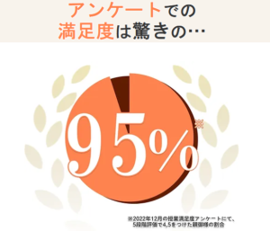 安いおすすめのオンライン家庭教師「トウコベ」の満足率95％に関する画像