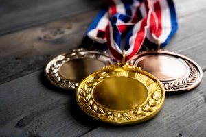 金銀銅のサピックスメダル