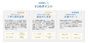 オンライン家庭教師Wam中学受験コースの3つの特徴