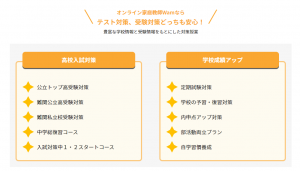 オンライン家庭教師Wamの中学生向け対策