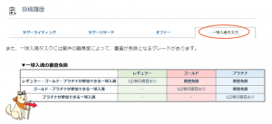 サグーワークス・サグーライティングの一球入魂タスク審査免除一覧表
