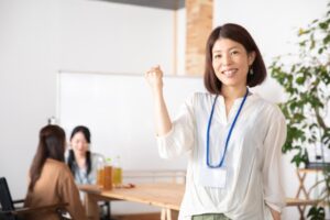40代主婦の仕事探しで人気の仕事をしている主婦