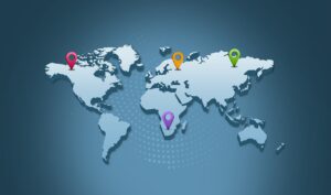 Conyacのまとめをイメージする世界地図