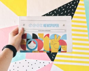 Gengoの良い評判を表すニュースペーパー