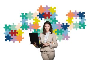 Gengoの利用の流れを知る女性