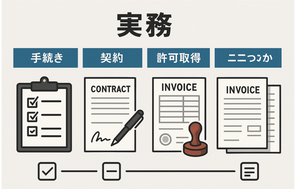 委託販売の実務・手続き（契約・許可取得・課題解決）を網羅した完全ガイドの図解イラスト