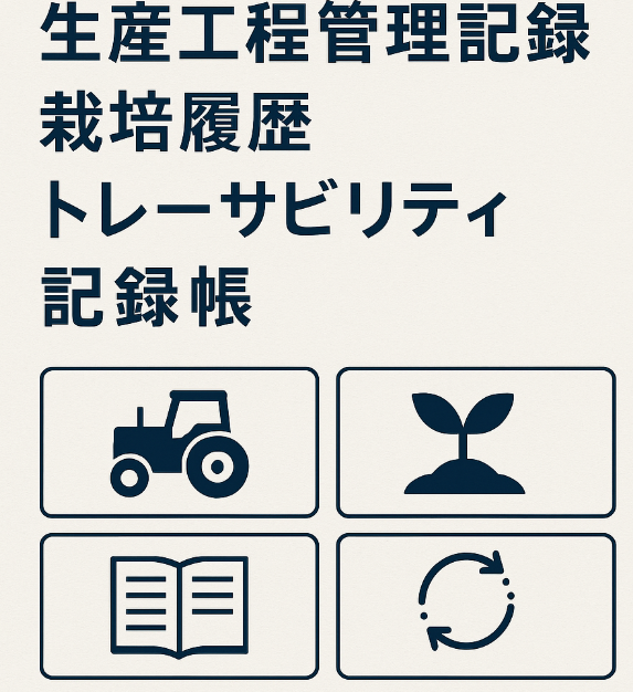生産工程管理記録の書き方と管理システムを示す図解