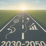 2030・2050年目標設定とロードマップをテーマにしたアイキャッチ画像