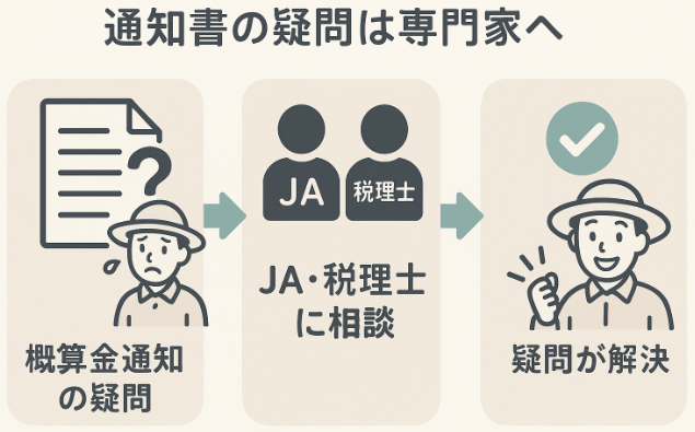 農家概算金に関する通知書の疑問と解決法