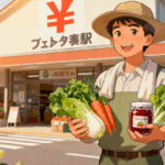 新鮮な農産物を持って道の駅での成功を目指す農家さんのアイキャッチ画像