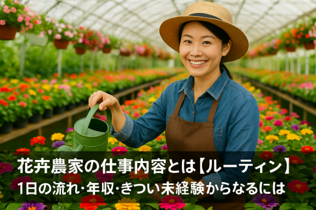 花卉農家の仕事内容