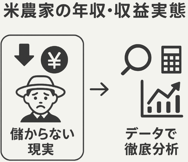 米農家の年収・収益実態の課題と分析