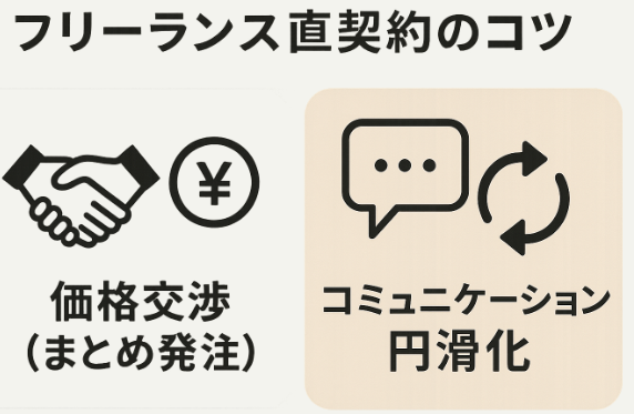 フリーランス直契約で文字単価を抑える方法
