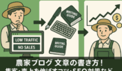 アクセス・売上に悩むブログから文章の書き方ノウハウを経て集客・売上アップ成功へ向かうスキル向上フローイメージ