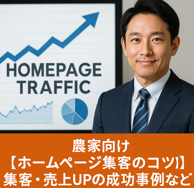 農家向け【ホームページ集客のコツ】集客・売上UPの成功事例など