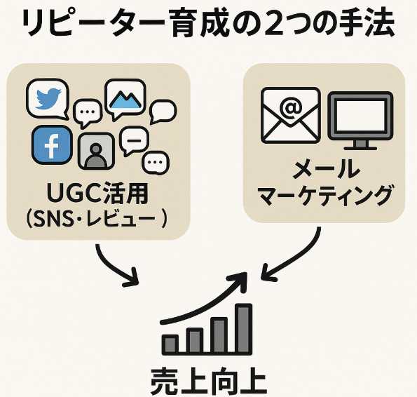 リピーター育成の2つの手法