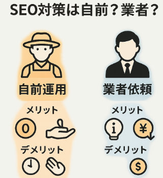 農家SEO対策は自前か業者か