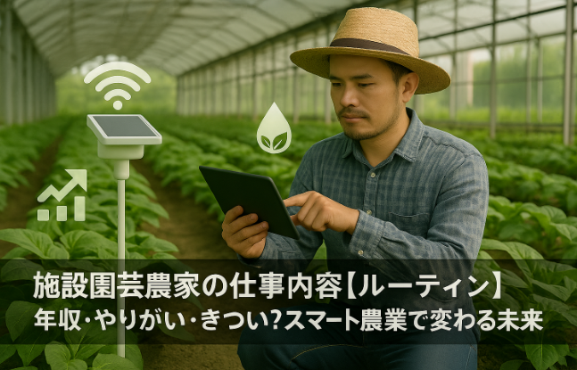 施設園芸農家の仕事内容