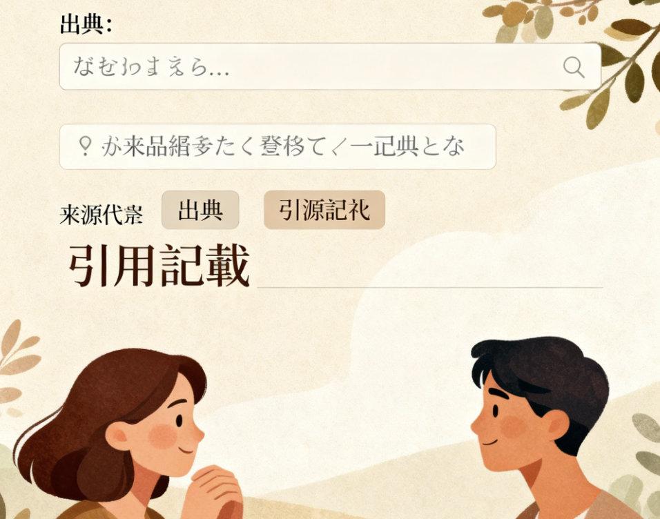 AI記事への引用・出典記載と著作権対策の方法の図解