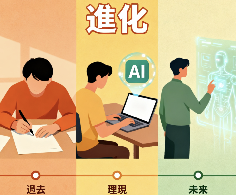 農業ホームページ記事作成のAI化による進化と今後の展望図解