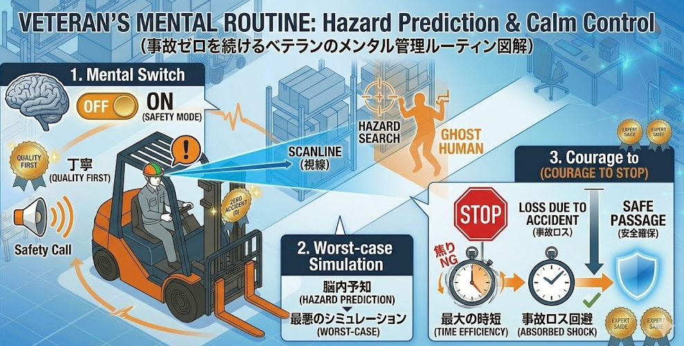 フォークリフトの運転方法「事故ゼロを続けるベテランフォークマンのメンタル管理ルーティン」を把握して成功した人