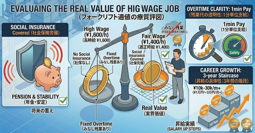 フォークリフトの運転方法「高時給求人の見分け方｜フォークリフト求人の給与相場・福利厚生の相場観」を把握して成功した人