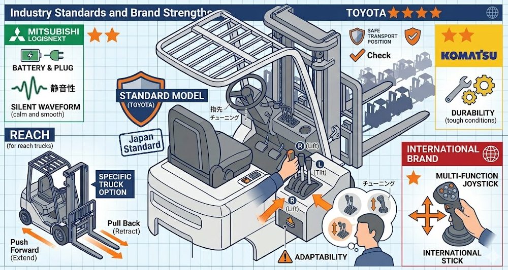 フォークリフトの運転方法「主要メーカーの仕様比較表！トヨタ製フォークリフトの操作方法などの基本」の疑問を解消して成功した人