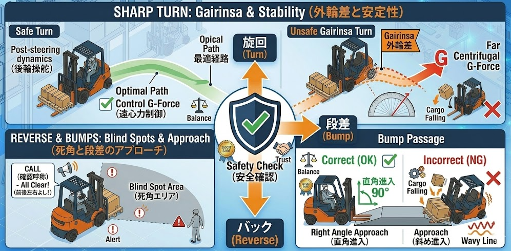 フォークリフトの運転方法「フォークリフトの安全な走行ルール｜旋回・バック・段差通過の基本動作」という疑問を解消して成功した人