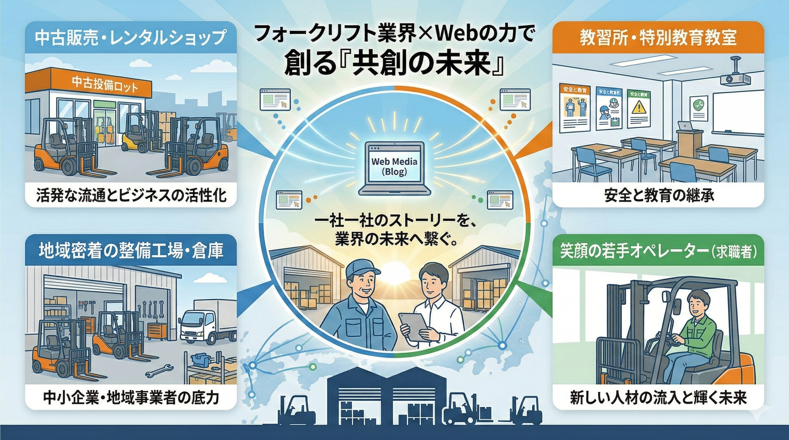 0円広告フォークリフト_利用後の未来