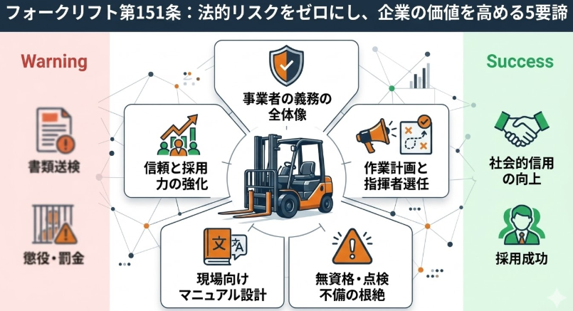 フォークリフト安全衛生規則_本記事でわかること