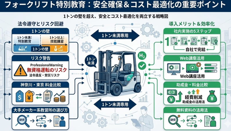 フォークリフト特別教育とは_本記事でわかることの画像