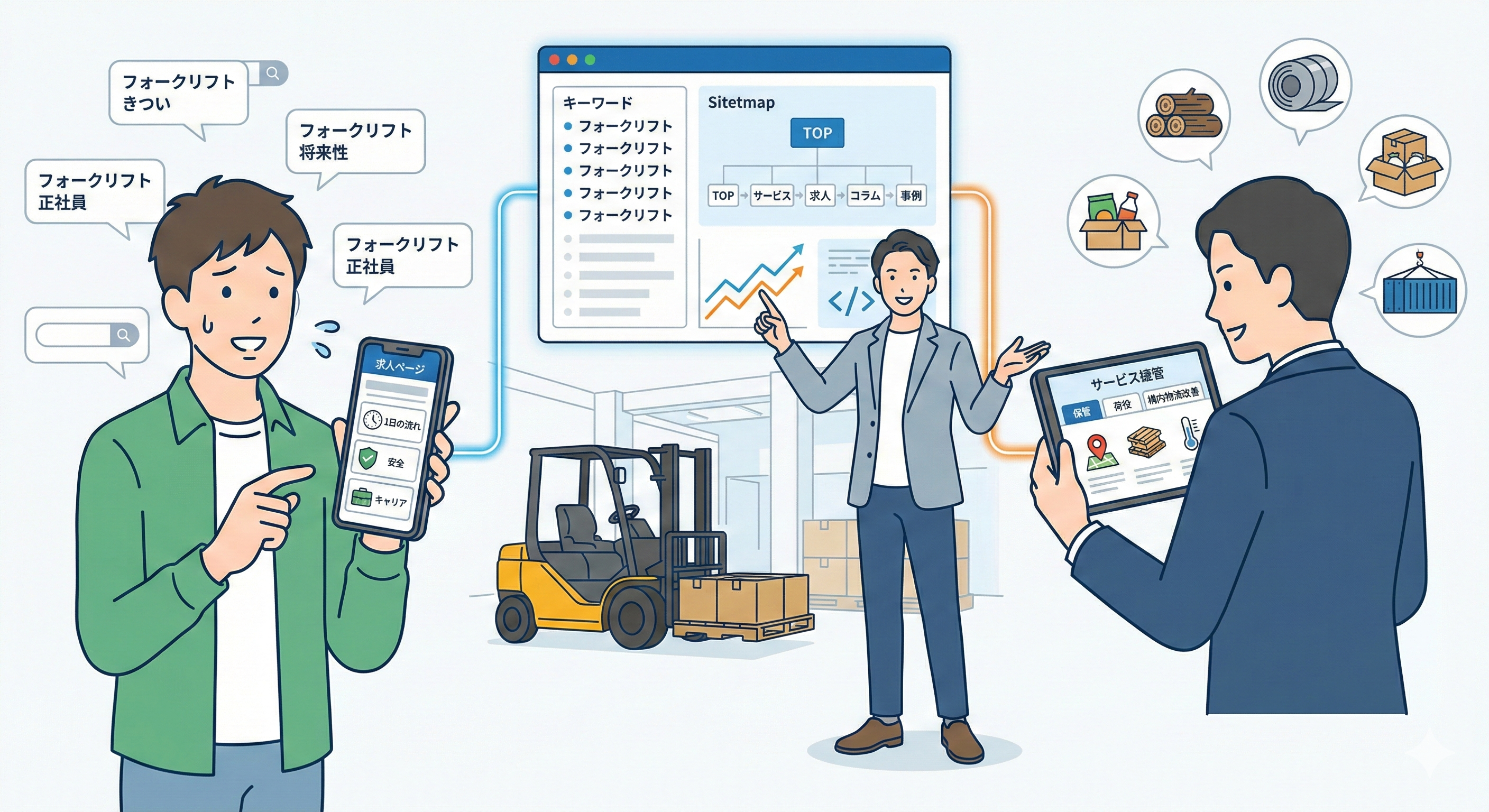 フォークリフト企業SEO_その悩みを解決します